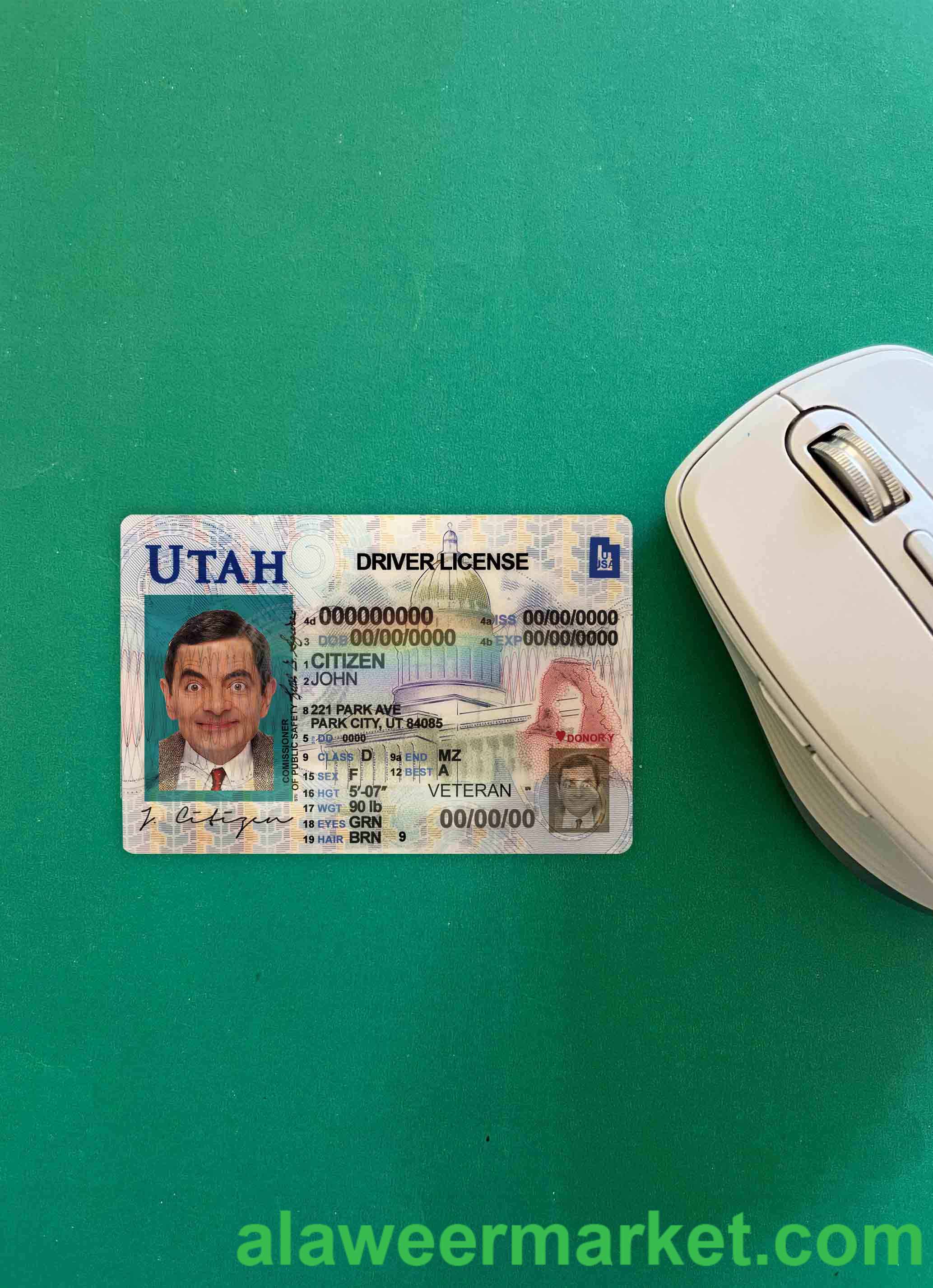 USA Utah DL photolook FRONT